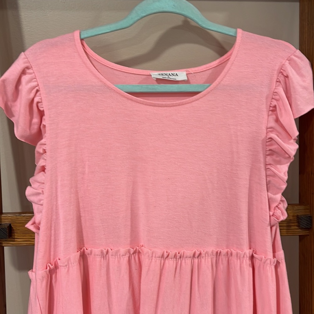 Pink Babydoll Dress - Picture 2 of 3